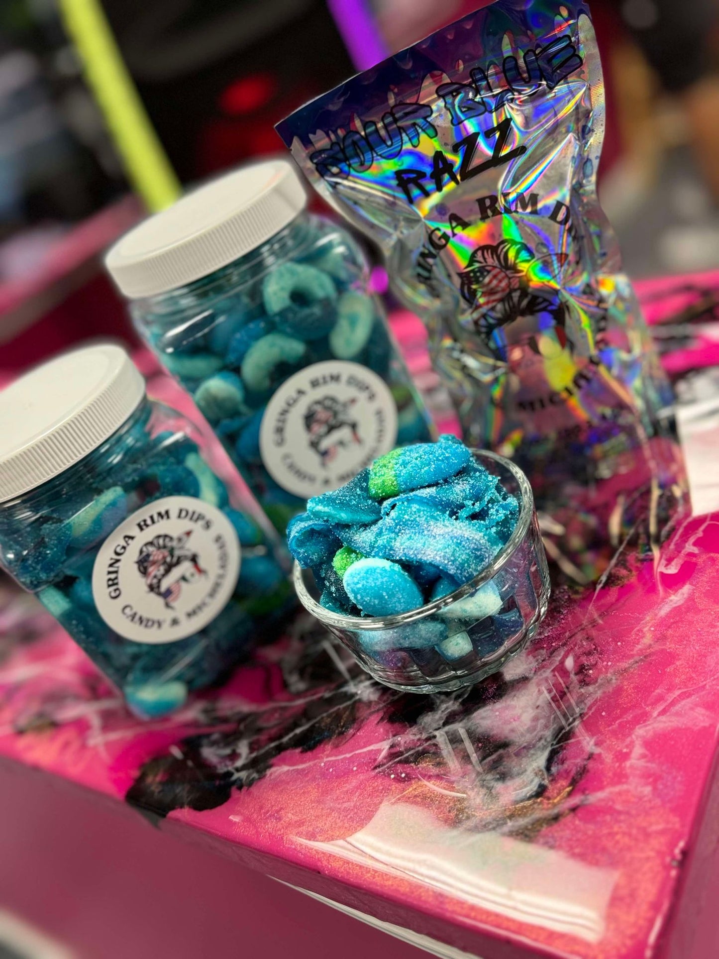 Blue Razz Gumeez Jar