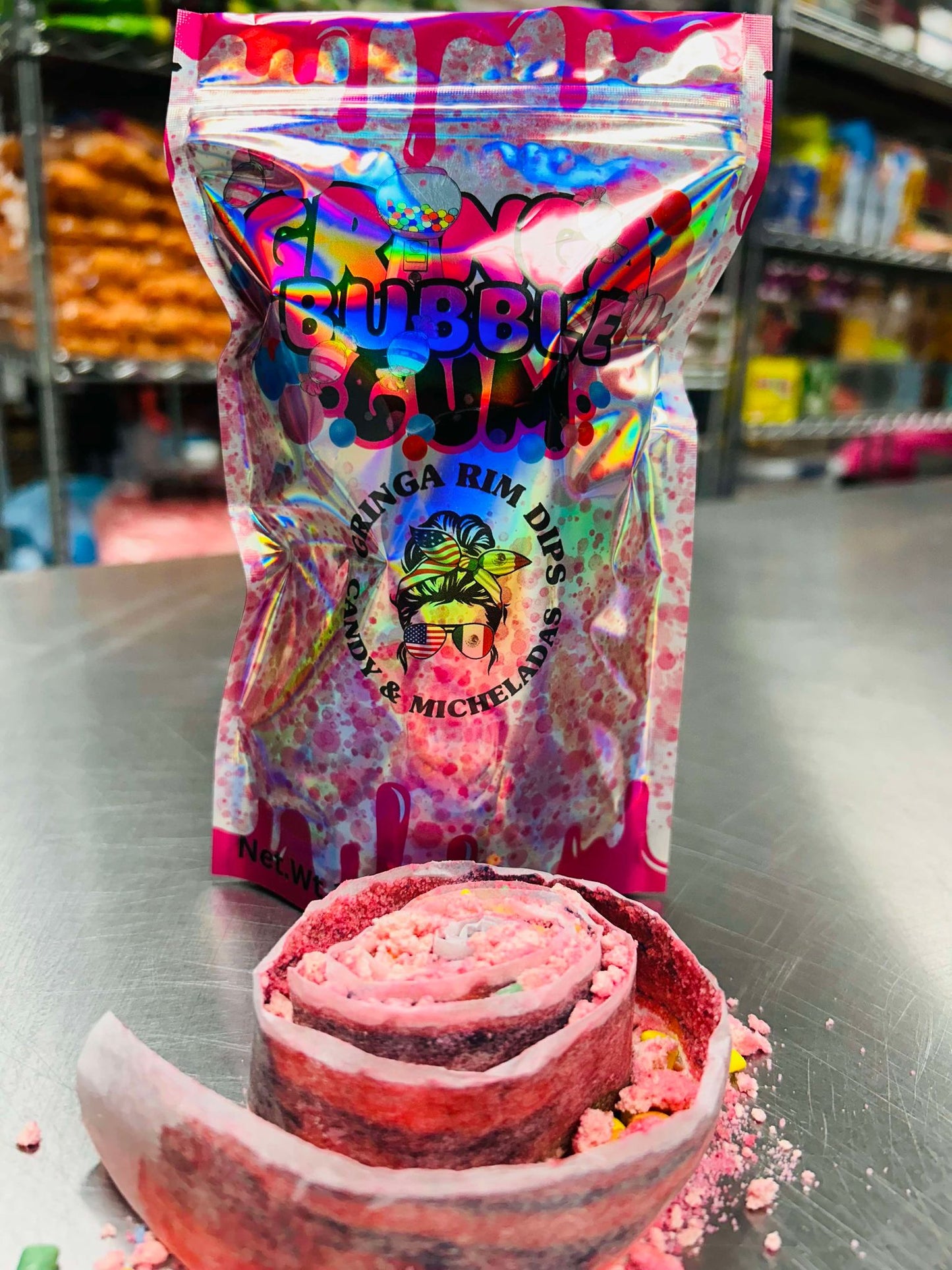 Bubblegum Fruity Foots – Sweet & Chewy Bubblegum-Flavored Candy Rolls