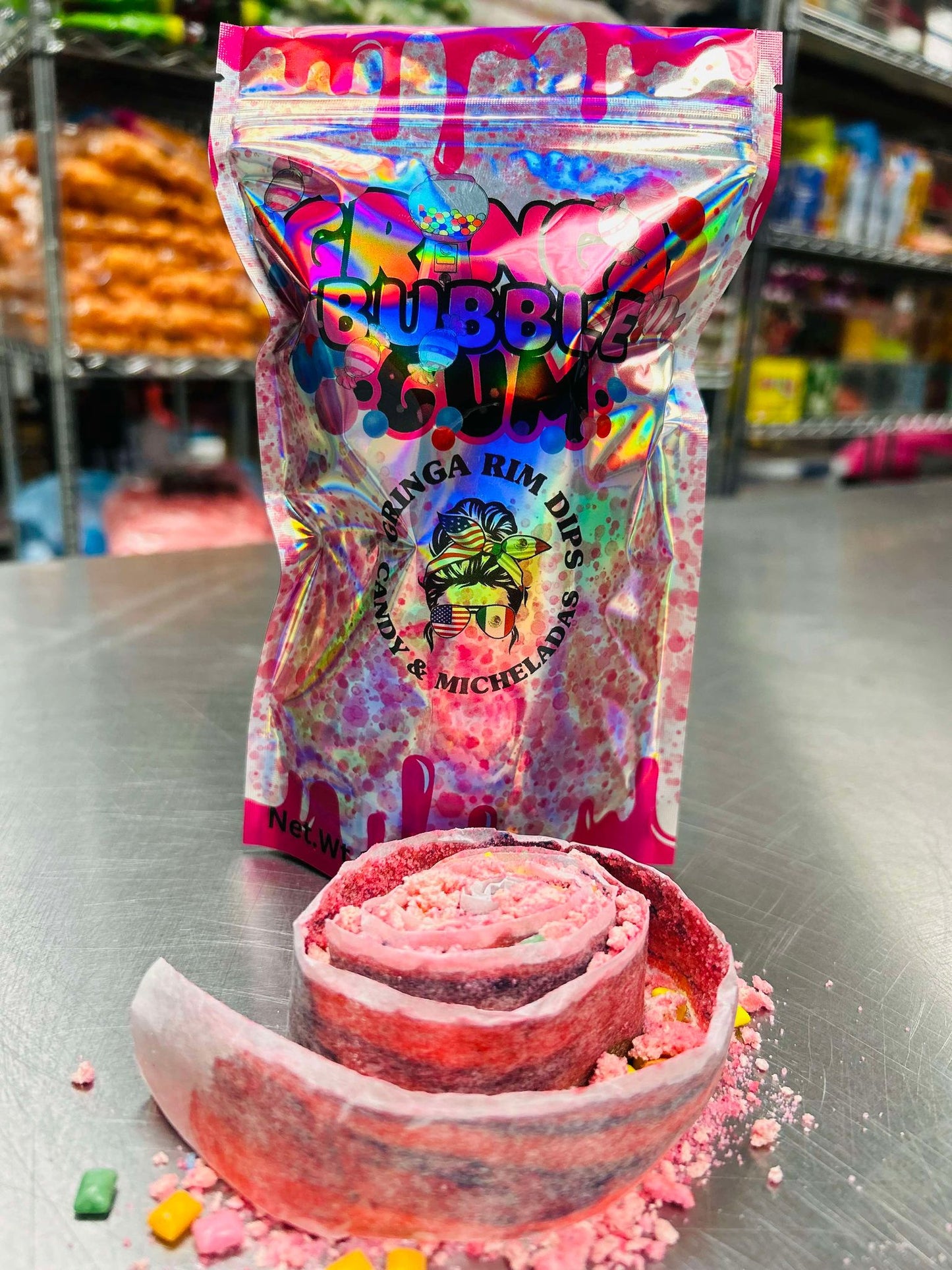 Bubblegum Fruity Foots – Sweet & Chewy Bubblegum-Flavored Candy Rolls