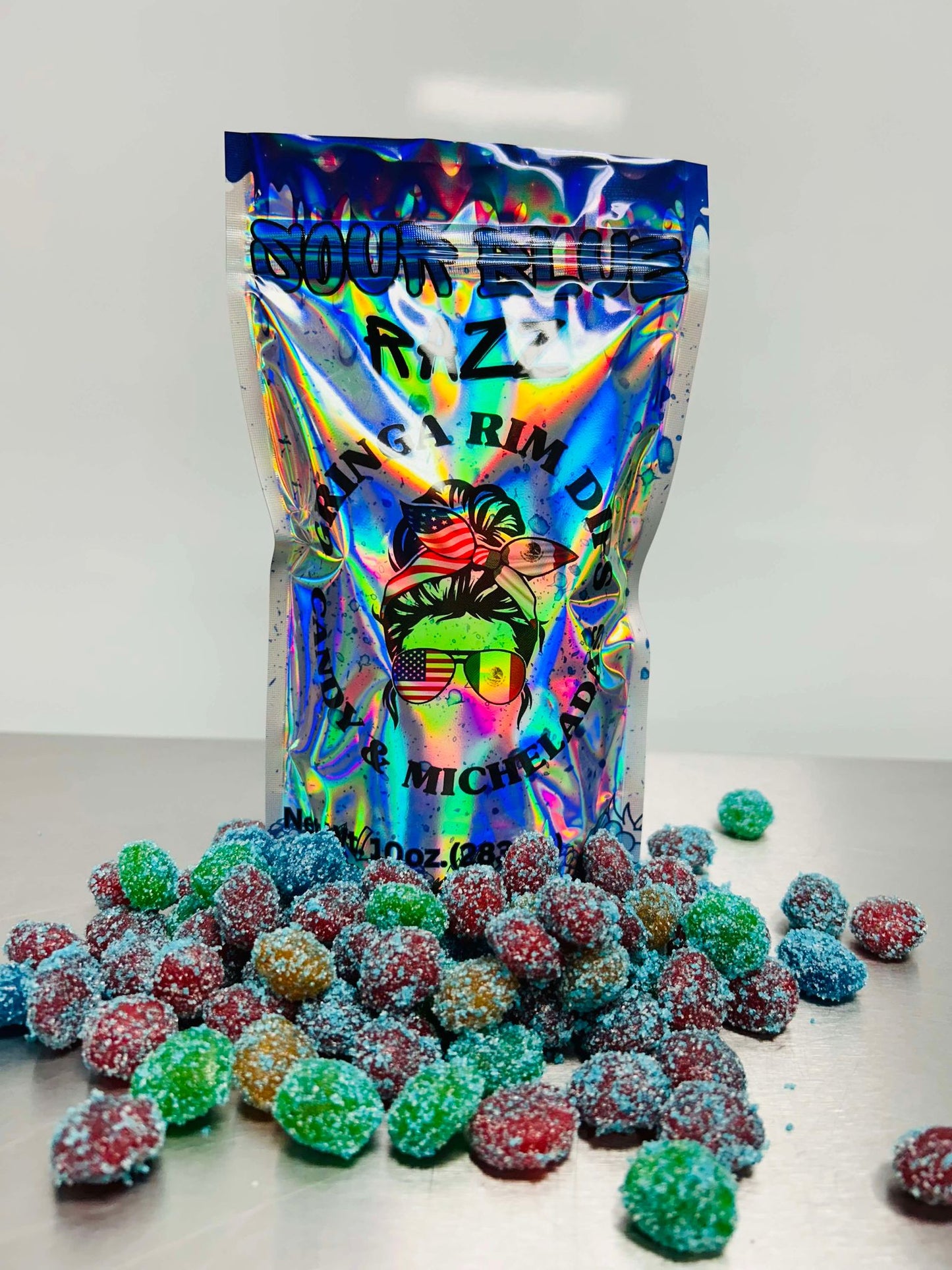 Extreme Sour Blue Razz Gusherz