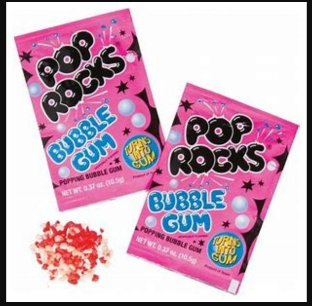 Pop Rocks popping candy