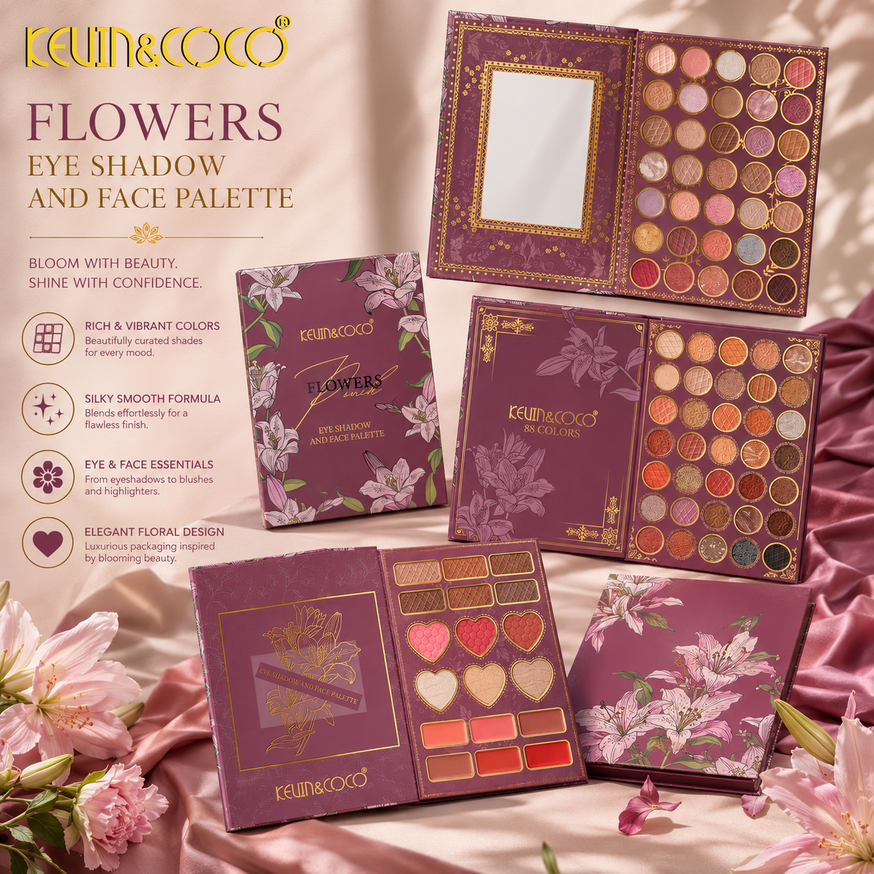 Kevin & Coco Flowers Palette