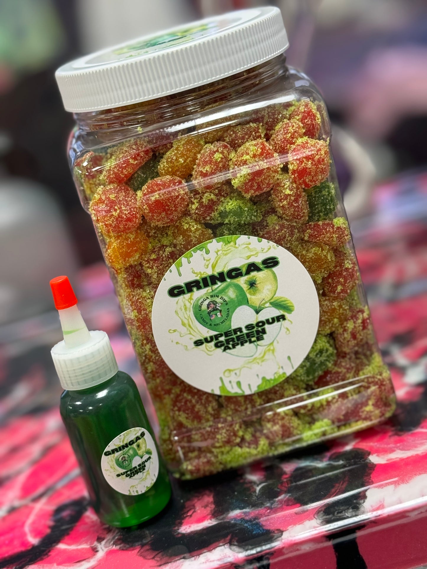 Gringas Sour Green Apple Gusherz