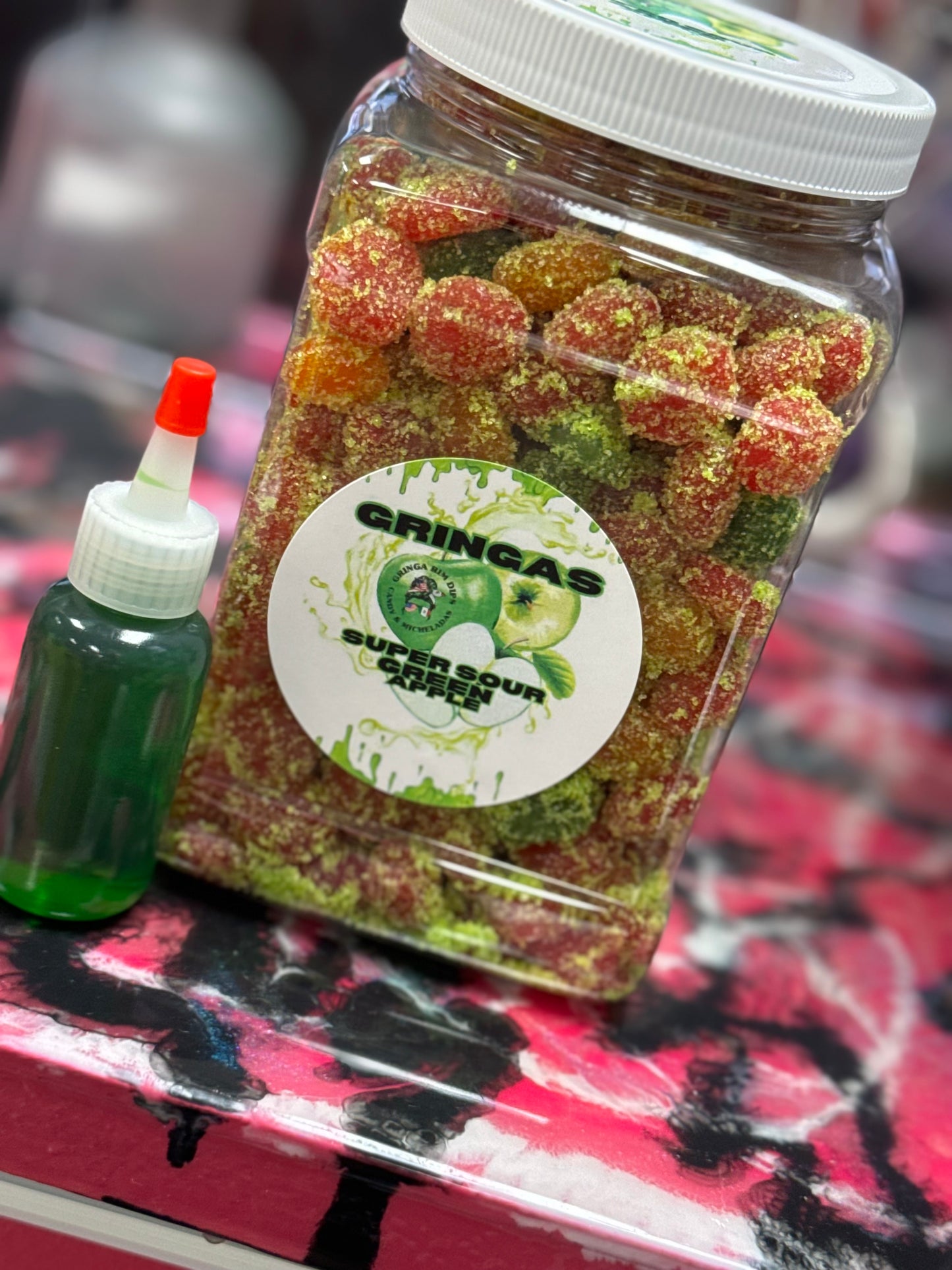 Gringas Sour Green Apple Gusherz