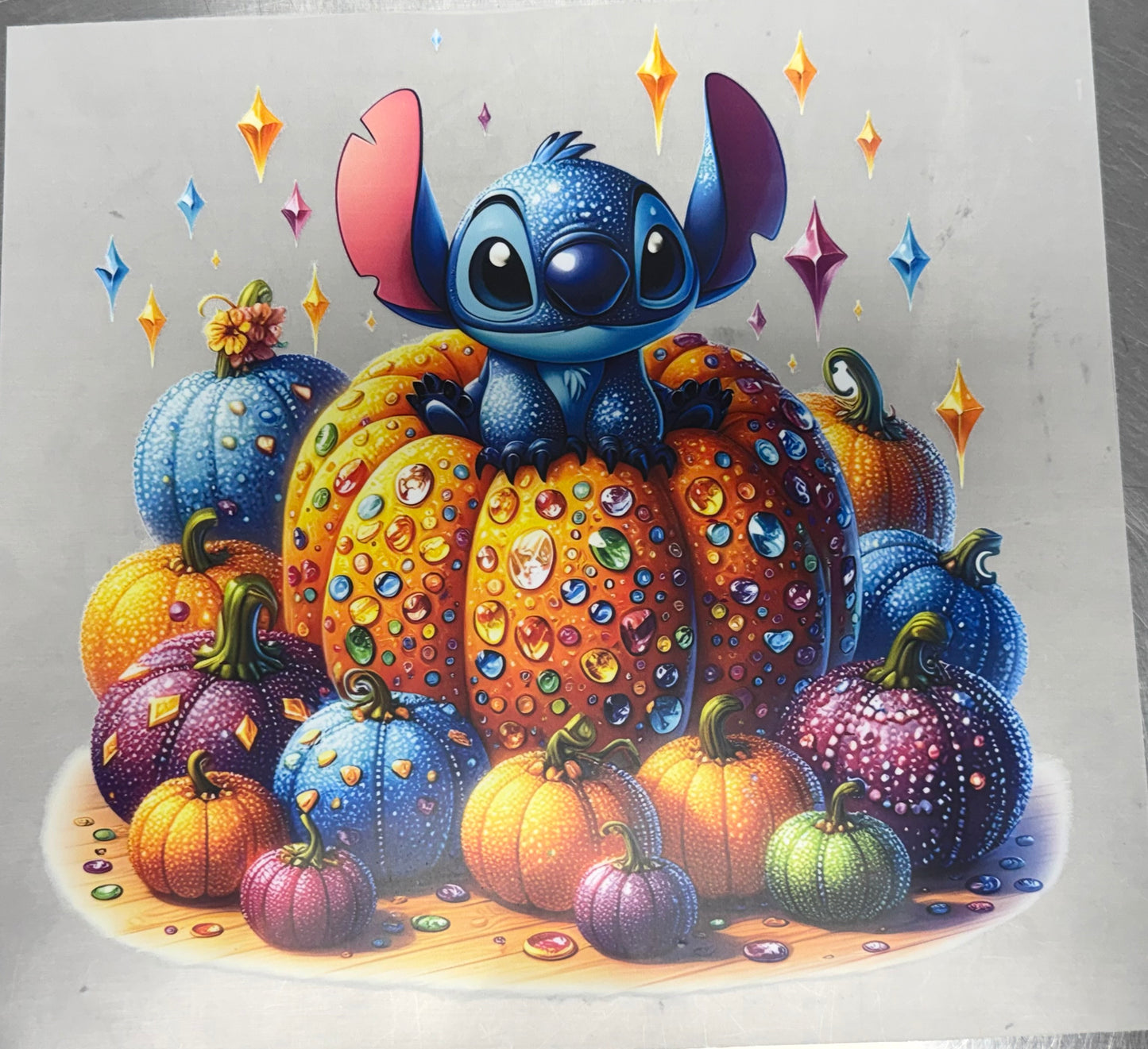 Alien Pumpkin Jewels Tee Design (Mystery Color)