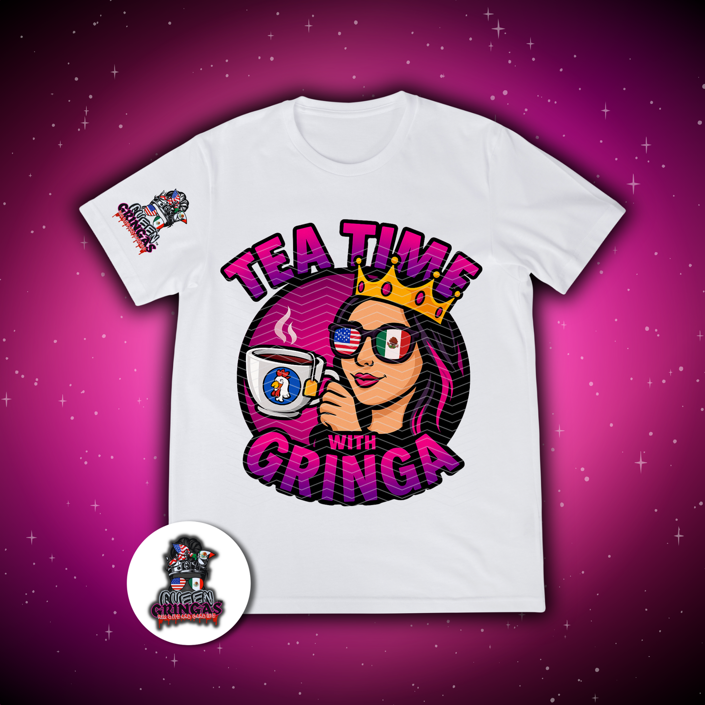 Tea Time With Gringa Unisex T-Shirt