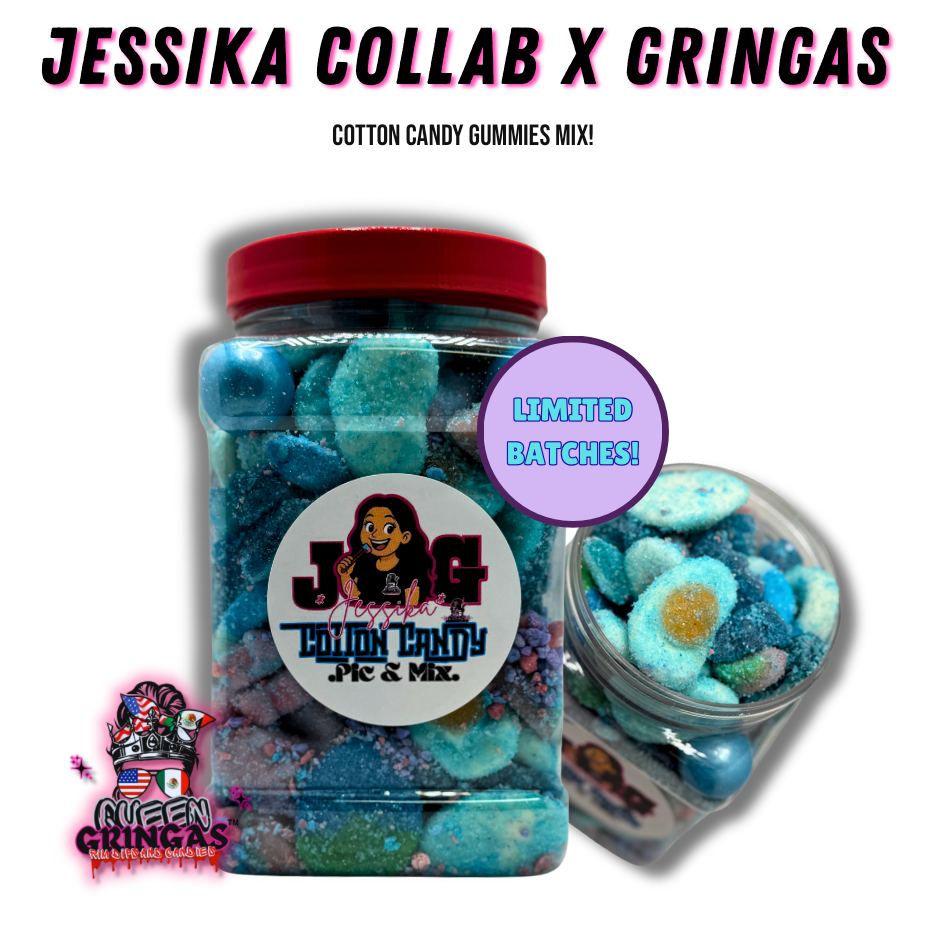 Jessika G x Queen Gringa Cotton Candy Pic & Mix Jar