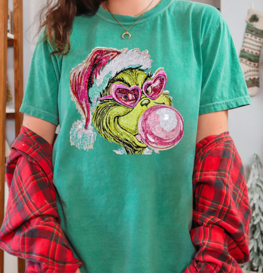 Mystery Color Christmas Bubblegum Bubble – Funny Holiday T-Shirt