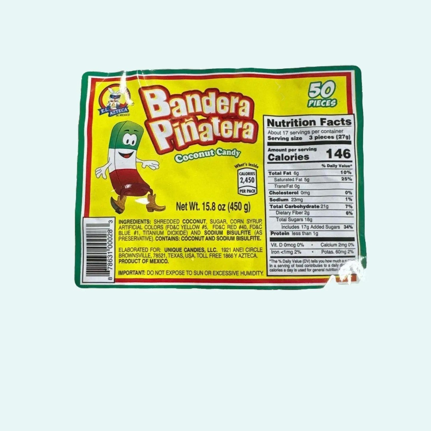 Bandera Pinatera Sweet Mexican Candy 50 count