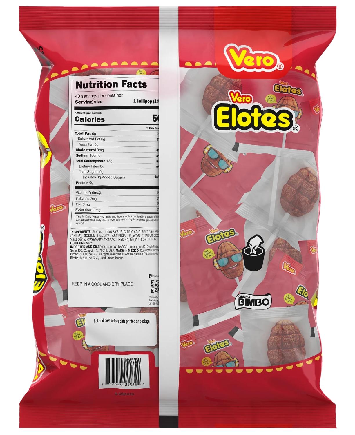 vero elotes lollipops