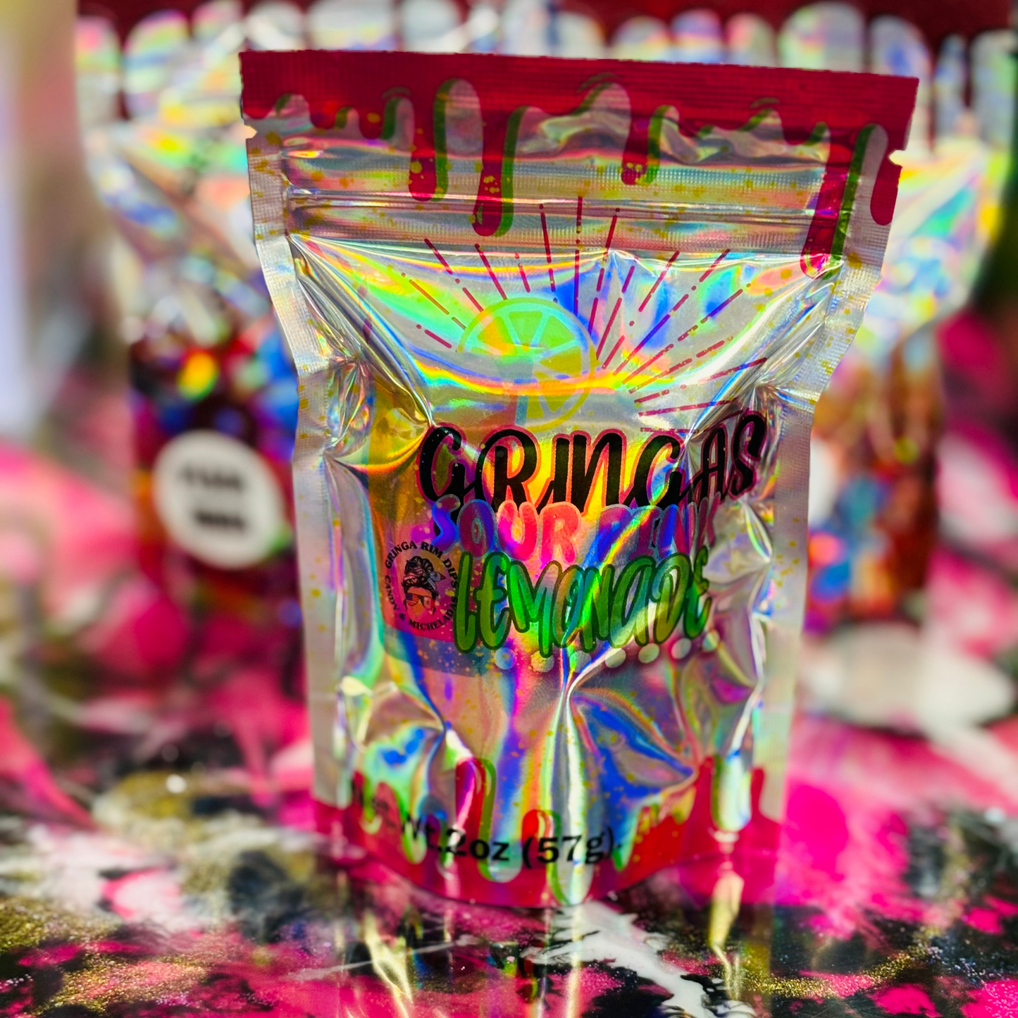 Sour Pink Lemonade Gushies