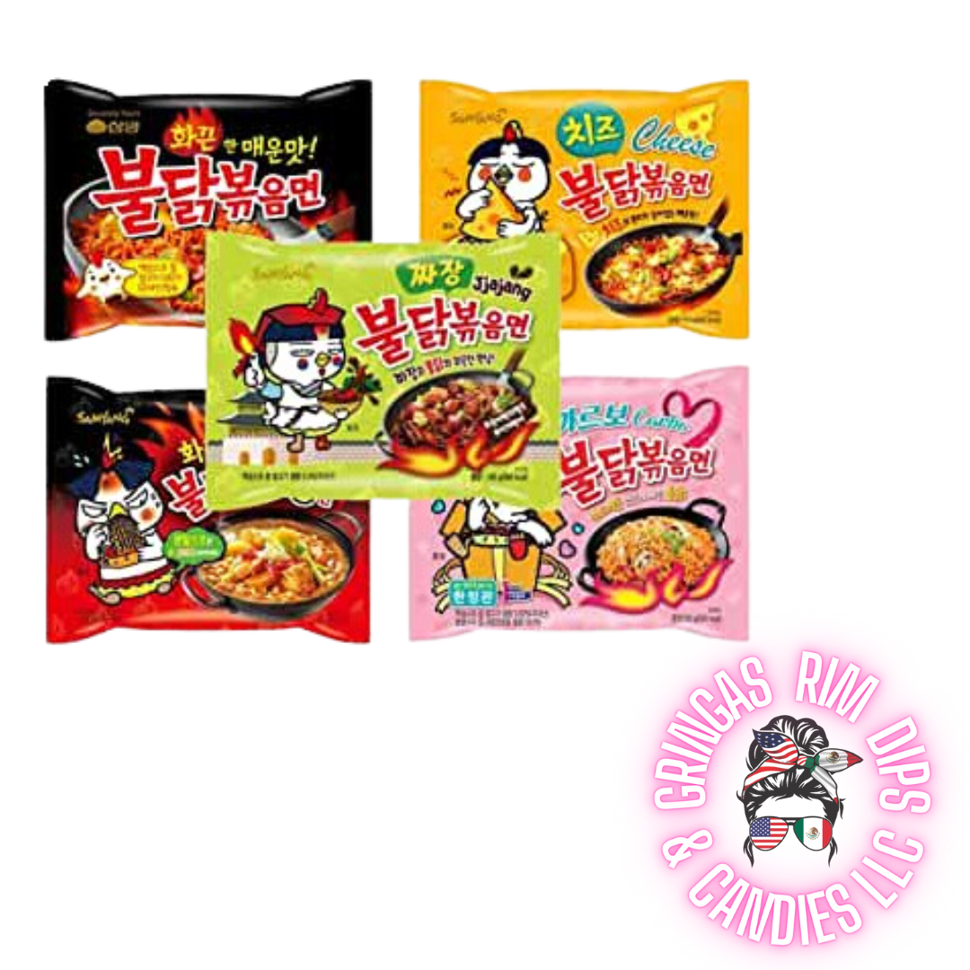 Samyang Korean Buldak Spicy Chicken Noodle Mystery Variety Pack