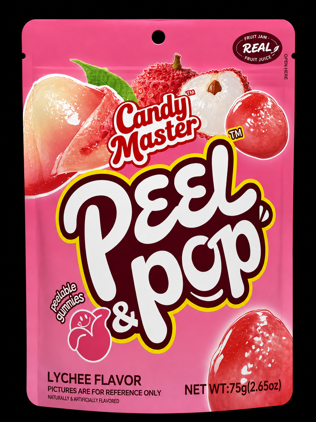 Peelable gummies