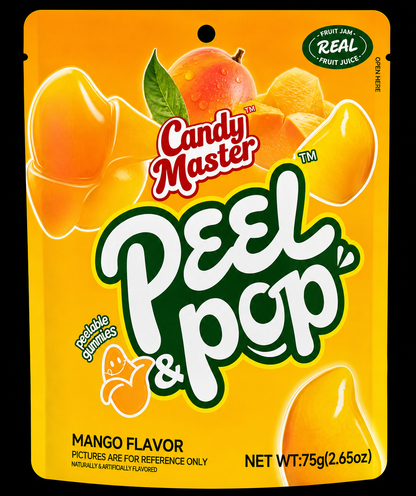 Peelable gummies