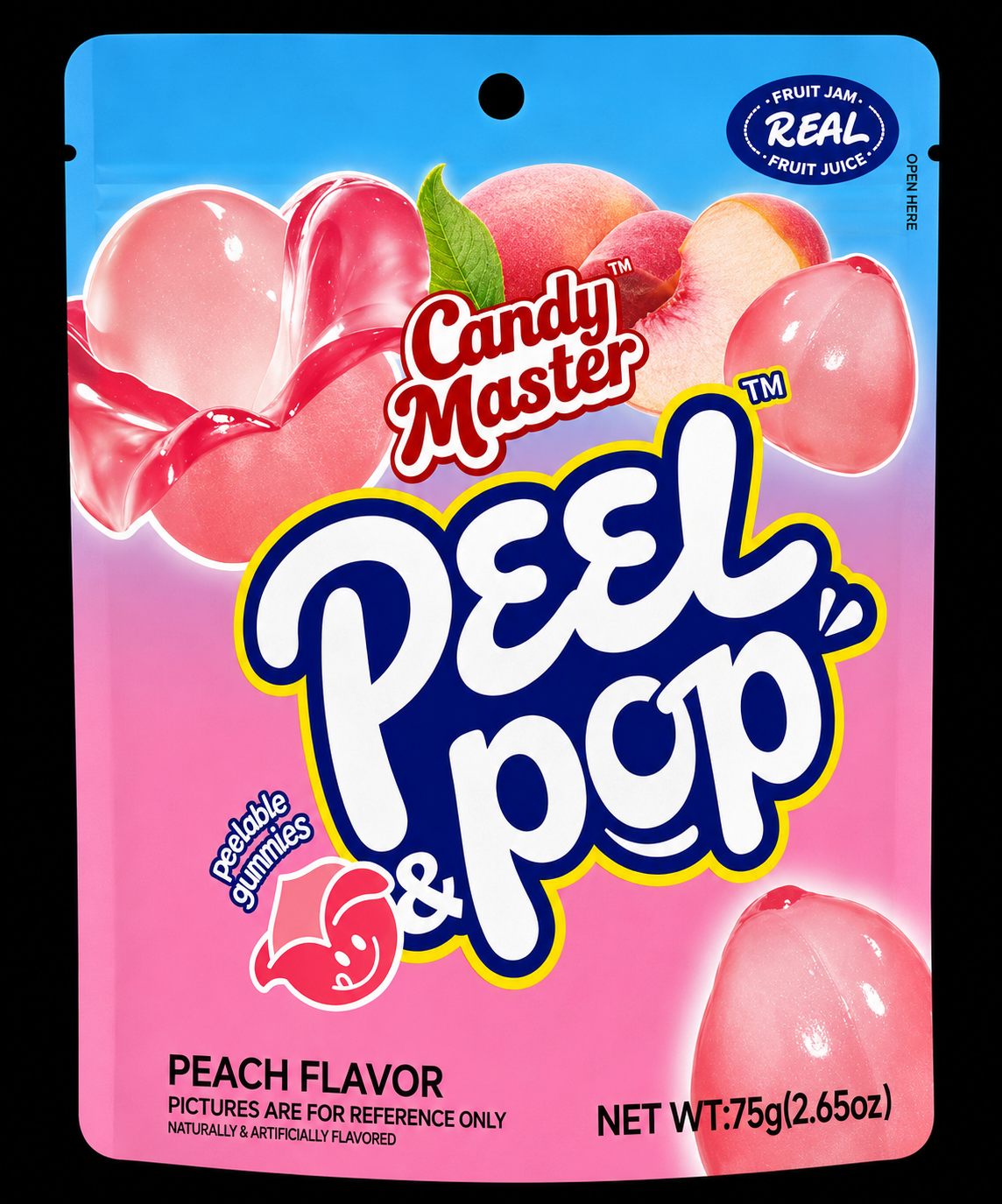 Peelable gummies