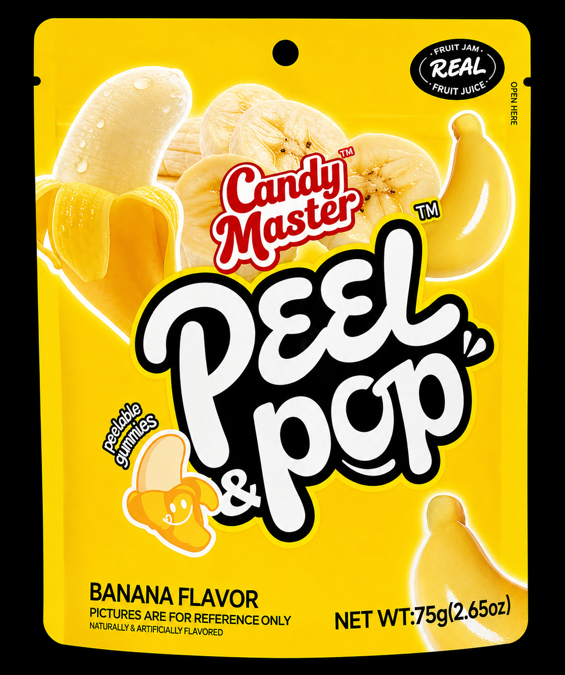 Peelable gummies