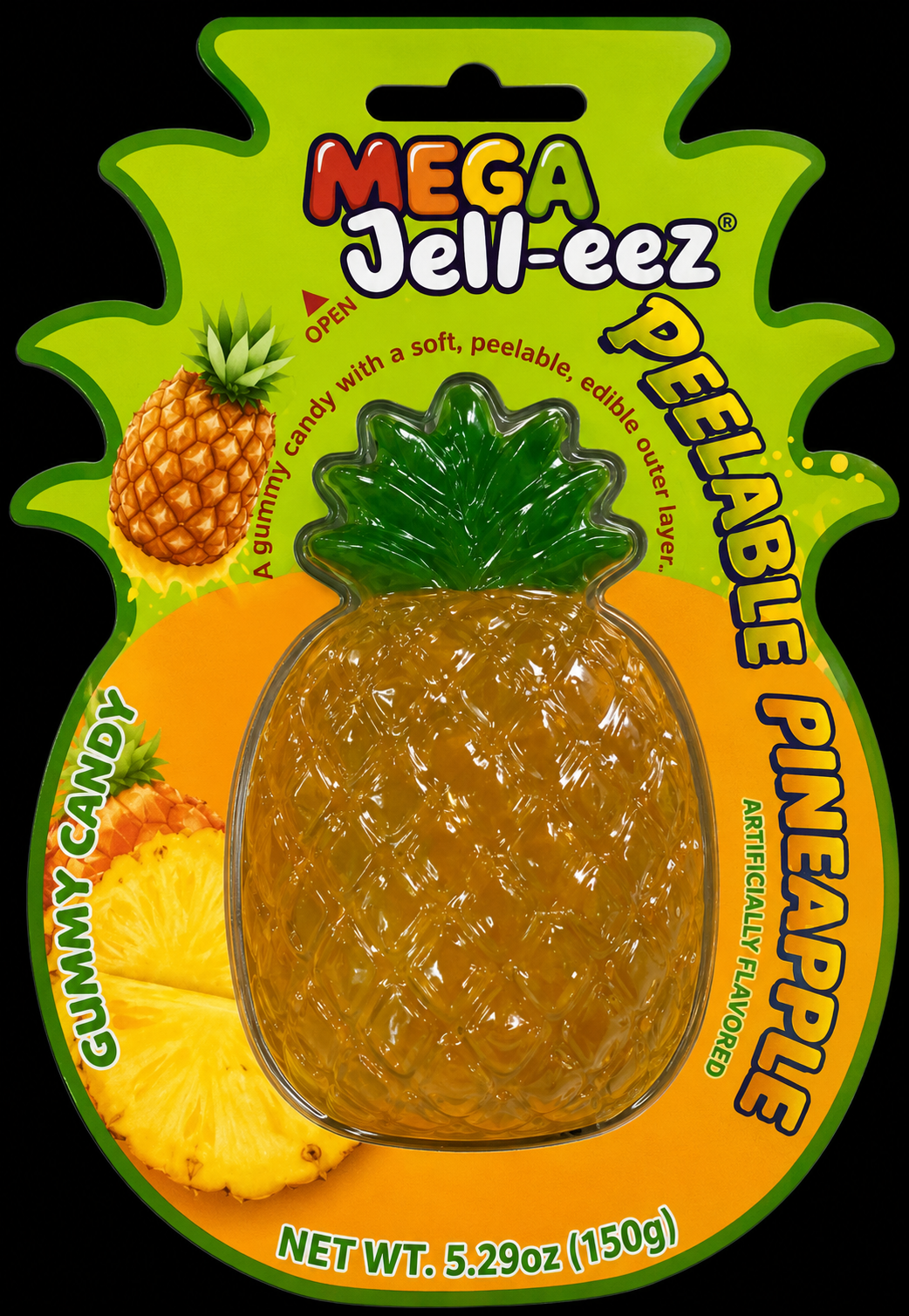 Peelable gummies