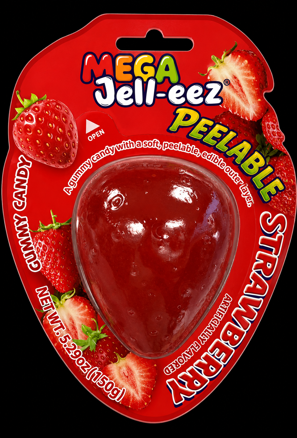 Peelable gummies