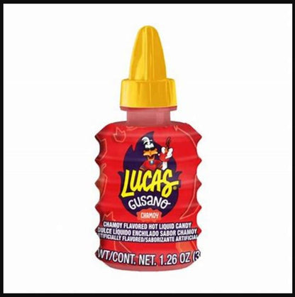 Lucas 10 Count Gusano Chamoy Flavored Container