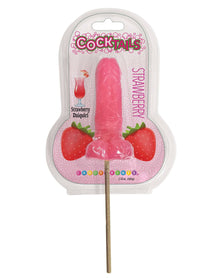 COCKtails- Cocktail Inspired Penis Lollipop- Strawberry Daiquiri 🍓
