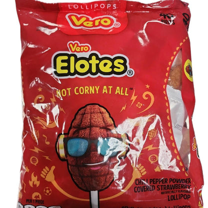 vero elotes strawberry lollipops