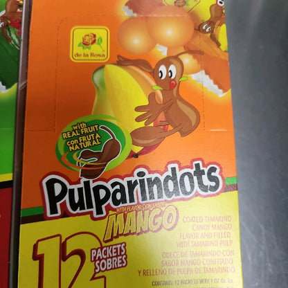Pulaprindo Dots Snack Candy in Mango or watermelon flavor
