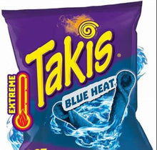 25 pack Mini Takis tortilla chips Blue heat or Fuego Chili Lime