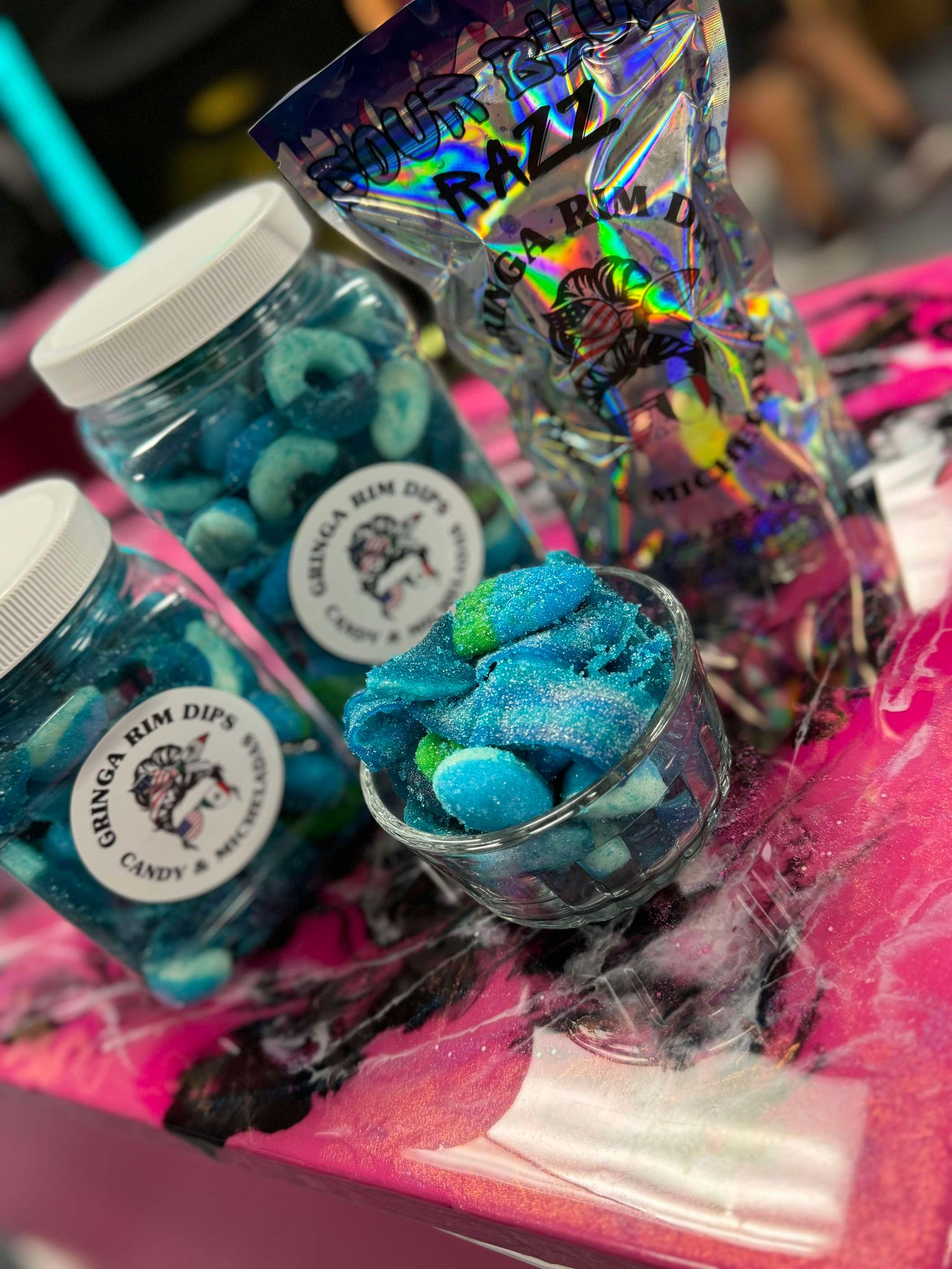Blue Razz Gummies – Gringas Rim Dips LLC