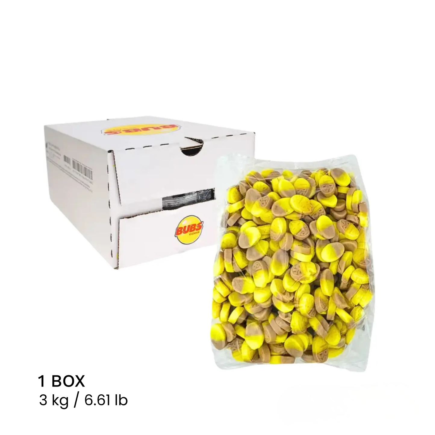Bubs Banana Mini Bulk: 18 kg / 39.68 lb – 6 BOXES