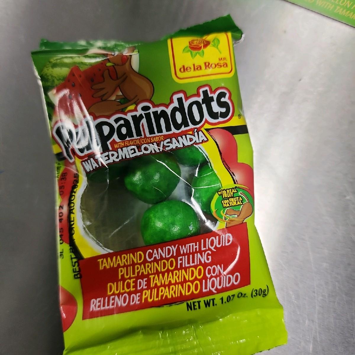 Pulaprindo Dots Snack Candy in Mango or watermelon flavor