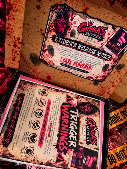 Gringa's Motel Room 29 | The Red Angel Horror Evidence Box