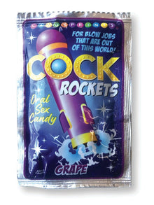 Cock Rockets Oral Sex Candy, POP Display of 36 Grape, Watermelon & Strawberry 🍇 🍉 🍓