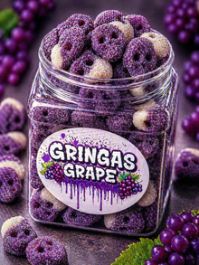 SWEDISH STYLE GRAPE SKULLS IN GRAPE