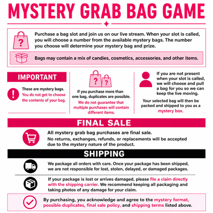 Mystery Grab Bag Game