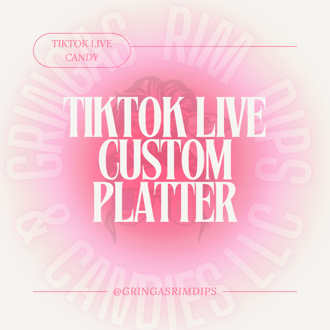 TIKTOK LIVE CANDY PLATTER