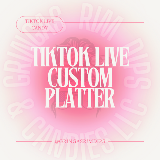 TIKTOK LIVE CANDY PLATTER