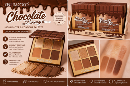Kevin & Coco Chocolate Lover Contour & Highlight Palette