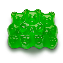 Green apple gummi bears – chewy tart green gummy candy by Gringa’s Rim Dips