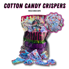 Cotton Candy Crispers – Freeze-Dried Rolled Fruit Chips (10oz)