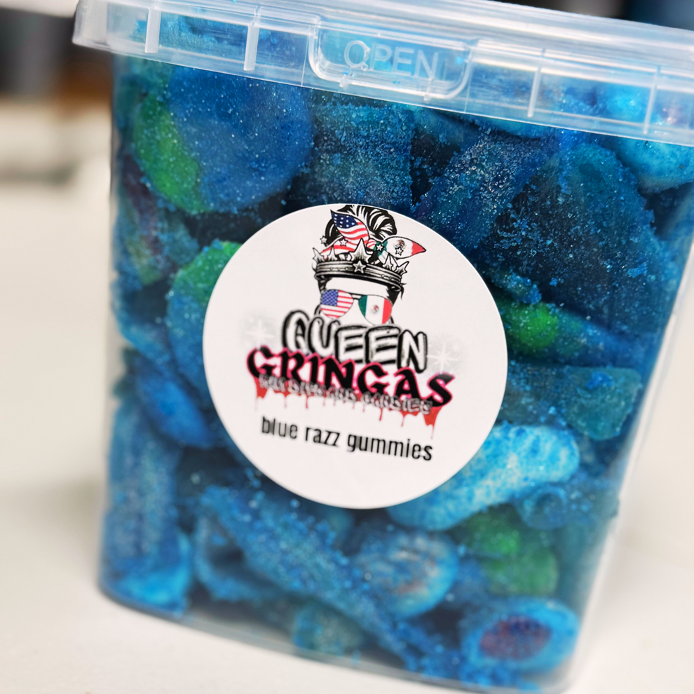 Sour Blue Raz Gummy Mix – Gringas Rim Dips LLC