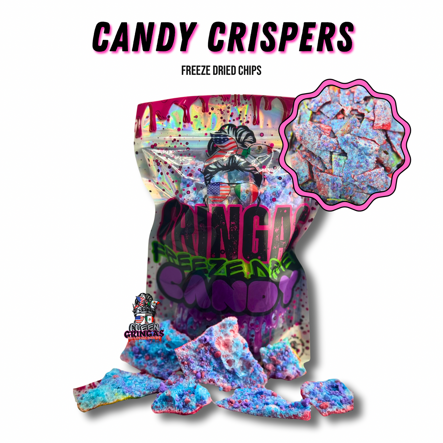 Crispers – Freeze-Dried Rolled Fruit Chips (10oz)