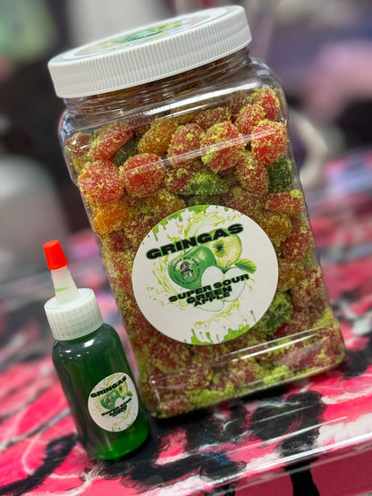 Gringas Sour Green Apple Gusherz