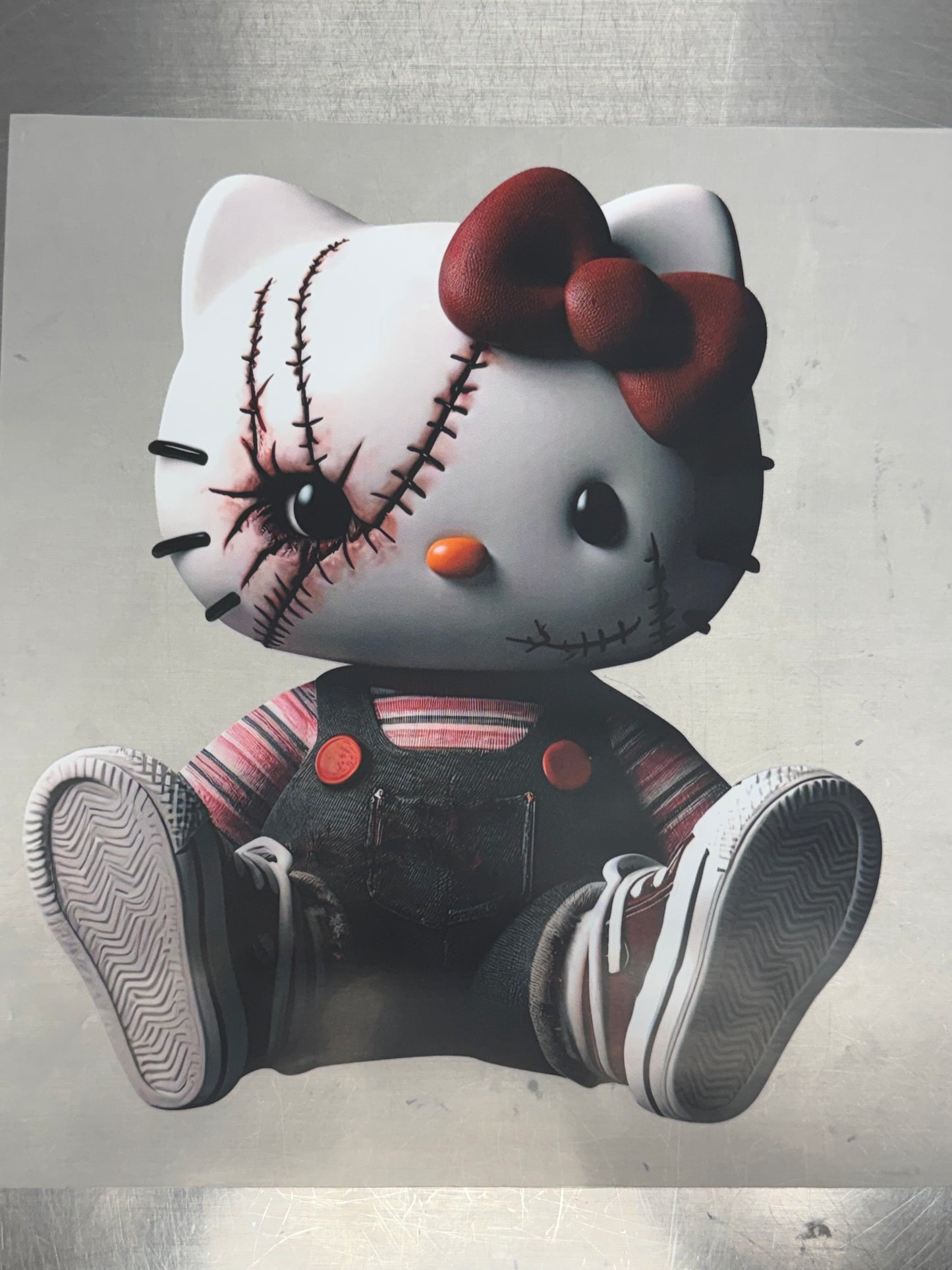 Kitty Doll Spooky Tee Design (Mystery Color)