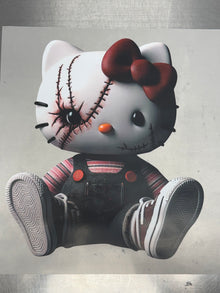 Kitty Doll Spooky Tee Design (Mystery Color)