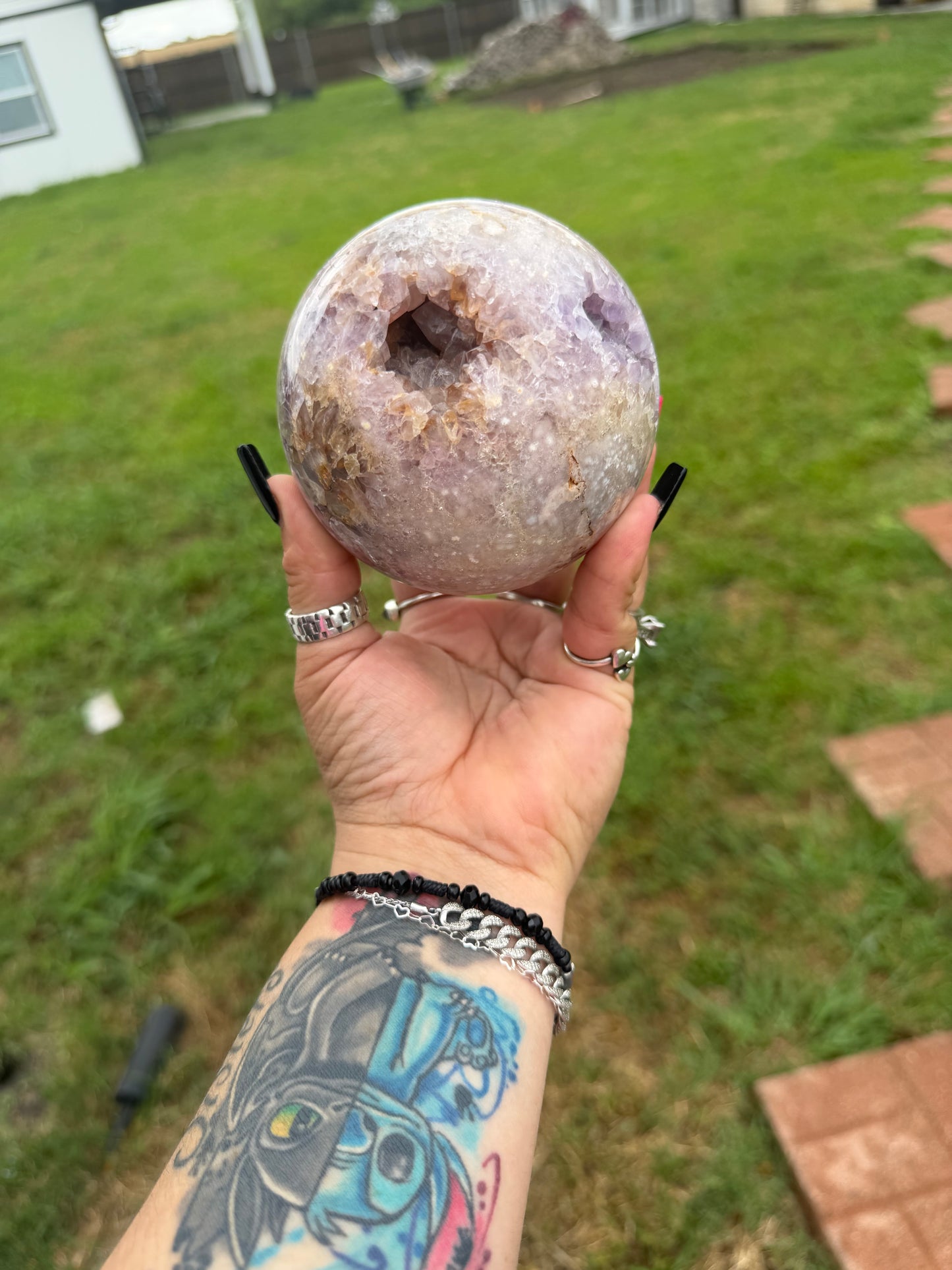 Amethyst Geode Sphere