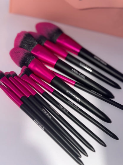 Queen Gringas Cosmetic Brush Set – 11-Piece Beauty Essential Collection