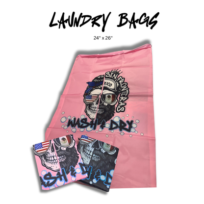 Sin Fronteras Laundry Bag • Wash & Dry • 24x36 Drawstring Bag