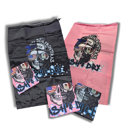 Sin Fronteras Laundry Bag • Wash & Dry • 24x36 Drawstring Bag