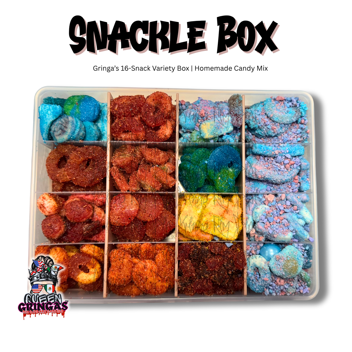 Gringa’s Choice 16-Snackle Variety Box | Homemade Candy Mix