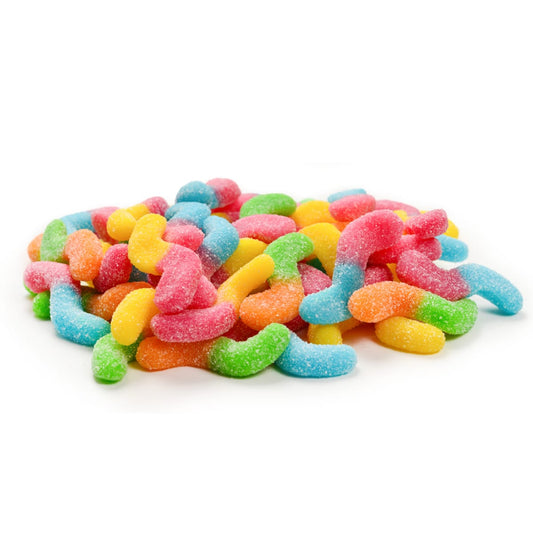 Sour Neon Gummy Worms - Pick It Mix